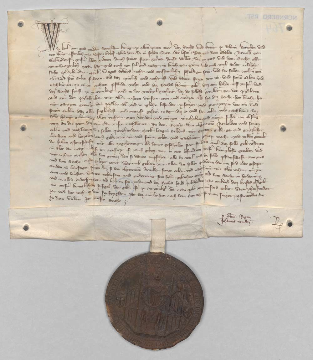 Reichsstadt Nürnberg Urkunde 764